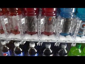 Dixie Narco BevMax 4 Glass Front Vending Machine @McCarran International Airport - Las Vegas, NV USA