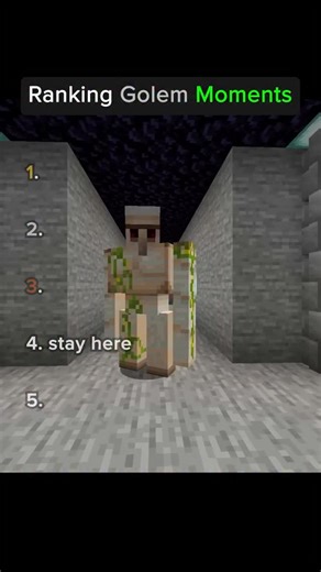 Joll and Conk on Instagram: "Which Golem moment is your favorite? #jollandconk #minecraftstory"