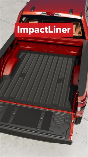 The haul-it-all bed liner 💪 #weathertech #impactliner #truck #automotive #aftermarket #madeinusa #bedliner #truckbed #vehicleprotection #findyourw | WeatherTech Official