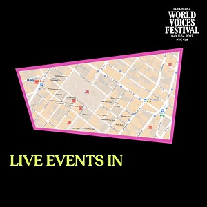 NYC! From May 11 - 14, Greenwich Village will turn into a literary hub with the PEN World Voices Festival as writers from all over the world will gather for vibrant conversations, performances, and events that celebrate the power of storytelling. Tickets are on sale now! #PENWorldVoices | PEN America