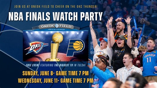 Tulsa Drillers Hosting 2025 NBA Finals Watch Parties For Games 2 & 3