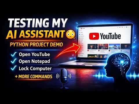 Testing My AI Voice Assistant ( It can control my pc and talk to me) 💪💯