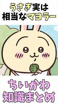 【ちいかわ】うさぎ 実は相当なマヨラー #ちいかわ #アニメ #ちいかわといっしょ #ハチワレ #うさぎ
