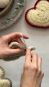 Have some yarn scraps? Make a stuffed heart! #bhooked #crochet | B.Hooked Crochet & Knitting