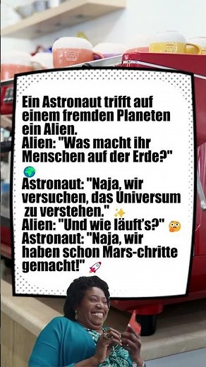 Der Astronaut und der Alien 👨‍🚀👽 #witze