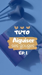 C’est stressant d’aiguiser ses gouges ! 👉 Pour te faire la main entraîne toi sur des gouges pas cher (et comme elles coupent pas tu verras si t’aiguise ou pas ) 👉 Pour aiguiser une gouge il te faudra au moins un de ces deux outils ➡️ une pierre à aiguiser (ici c’est une pierre Arkansas qui s’utilise avec de l’huile spéciale) ➡️ le kit à aiguiser Strip Strop de Flexcut (qui te permet aussi d’aiguiser l’intérieur de la gouge) 👉 perso je commence à la pierre et je finis avec le kit Flexcut, mais