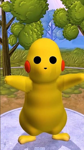 I made pikachu in spore ⚡️