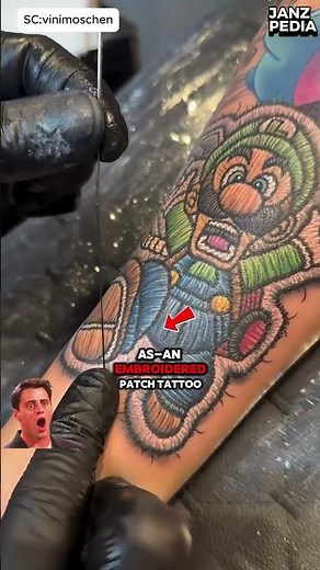 This Tattoo Looks Like REAL Embroidery 😳🧵 (But It’s Just Ink!)