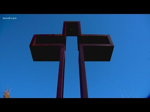 77 foot cross is located at a prayer garden in Kerrville | Texas Outdoors