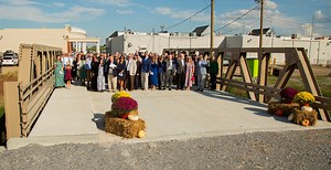 Watch a video from last week's official bridge ribbon-cutting ceremony! Special Thank You to Newell Roadbuilders and Murphy Bridge Company for making our vision a reality! Present at the ceremony were Faulkner University Board of Trustees members, including Chairman Dale Kirkland and Vice Chair Mike Eubanks, students, faculty, and staff. @faulkneru_sga President Tucker Clifton said the opening prayer. "From this time forward this bridge will allow our students, faculty and staff to go back and f