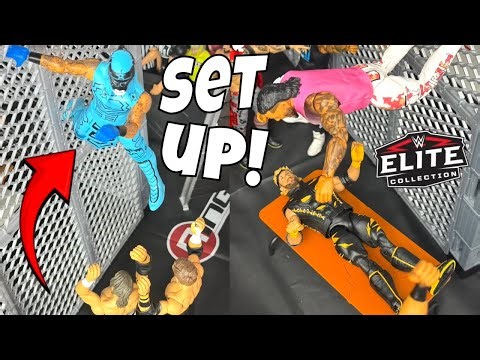 WWE Hell in a Cell ACTION FIGURE SET UP!