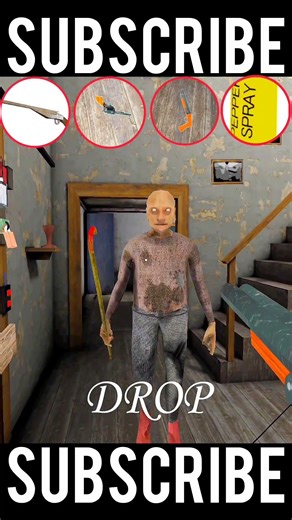 Grandpa Vs All Weapons 🔥💥 | Epic Battle Granny Horror Game #shorts #trending #granny #gaming