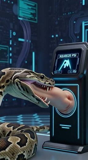 Python Bite vs Squeeze 😳 Small Bite