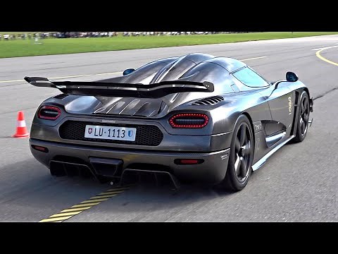 Exposed CARBON Koenigsegg One:1 Start Up & Launch Control Accelerations | *Amazing Sounds*