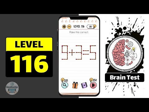 Brain Test Level 116 Walkthrough