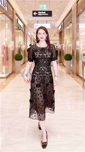 Đầm ren hồng Kông cao cấp đi tiệc❤️❤️❤️