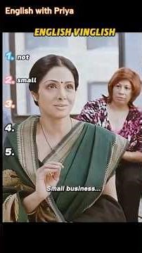 Learn English with Sridevi — speak confidently and clearly every day ✨