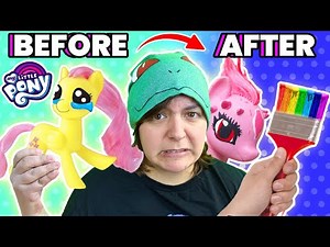 Changes Colors! Custom Doll My Little Pony Fluttershy OOAK MLP