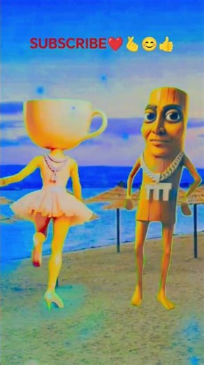 Capuchin Ballerina Si Tung Tung Sahur Dans Super cool! 😊❤👍👋😉🫰💙