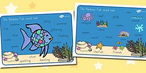 Word Mat Images to Support Teaching on The Rainbow Fish