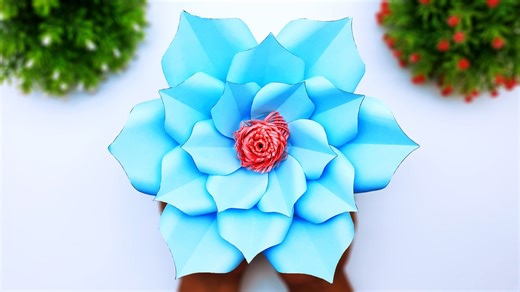 6K views · 33 reactions | How To Make Fluffy Paper Flowers | Paper Flower Centers Making Tutorial Giant Paper Flowers Fluffy | DIY Paper Flowers #PaperFlowerMaking #GinatPaperFlower #DiyPaperFlowers | Mr. Creator | Facebook