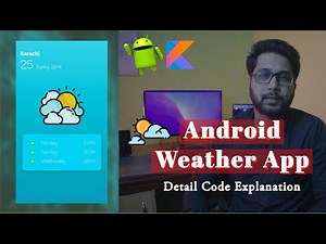 Android Weather App Using Kotlin | Retrofit Get API | Android Real World Project | Code Explanation