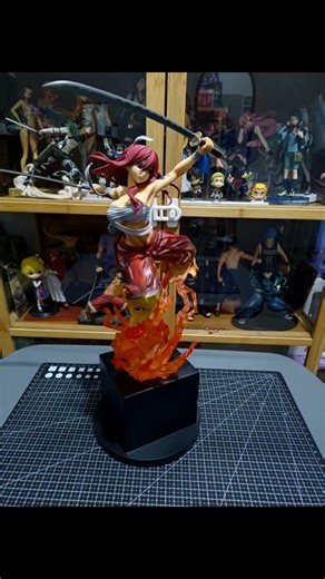Just flexing my Erza Scarlet 1/6 scale figure #anime #fairytail #collection #otaku #collector #fyp