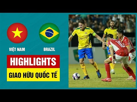 Highlights: Ngôi sao Việt Nam - Ngôi sao Brazil | Độ Mixi quẩy cực căng, bữa tiệc bàn thắng