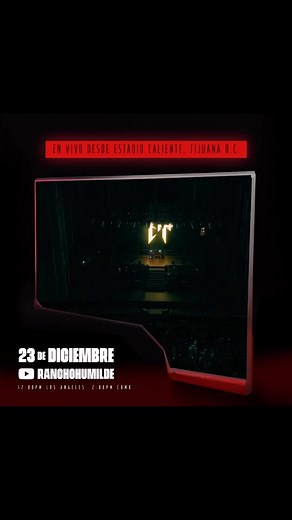 Este 23 de diciembre se estrena el concierto completo de la primera presentación de Natanael Cano en el Tumbados Tour en Tijuana.🇲🇽 2:00 pm 🎥 Rancho Humilde | Natanael Cano News
