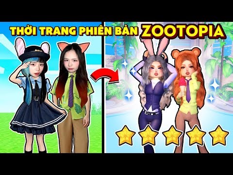 Simmy Và Sammy Chơi Game Thời Trang Slay Phiên Bản ZOOTOPIA Roblox ⁉️