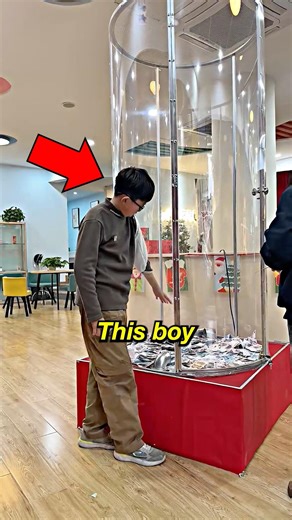 He Entered a Wind Machine to Win Real Money #shorts