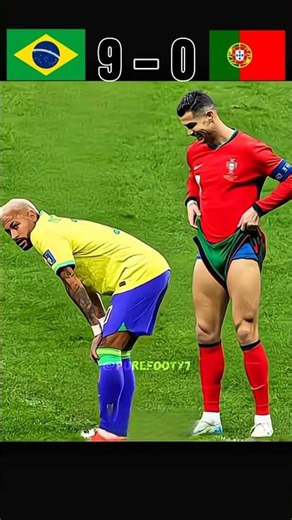 When Brazil Faced Portugal… The World Watched! 🌎⚽ Epic Football Battle