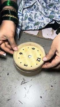 Handmade Wooden Clock