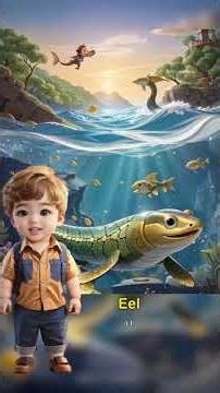 Water Animals | Sea Animals | Kids Voca....