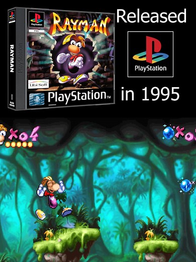 Retro Classic Rayman Gameplay on PlayStation 1