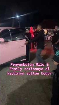 Welcoming Mila & Family upon their arrival at the Bogor Sultan's residence