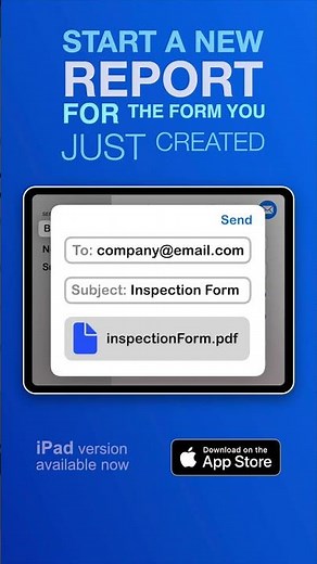 Blue Checkbox - create form, submit inspections, share with team