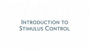 stimulus control