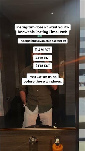 The algorithm has its own schedule 👀