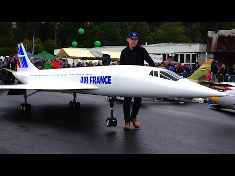 INCREDIBLE 149KG WORLD BIGGEST RADIO CONTROLLED CONCORD