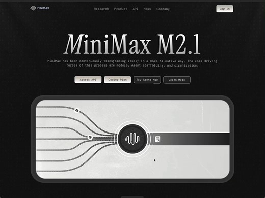 LLM Based API Platform Website