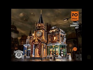 Lumibricks (FUNWHOLE) F9017 – Complete Steampunk Trading Center Instructions! (Booklet 03 of 3 only)