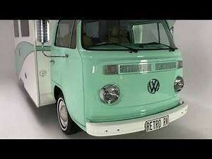 Vanlife! 1973 VW Kombi Retro RV Motorhome, Volkswagen Bus Camper