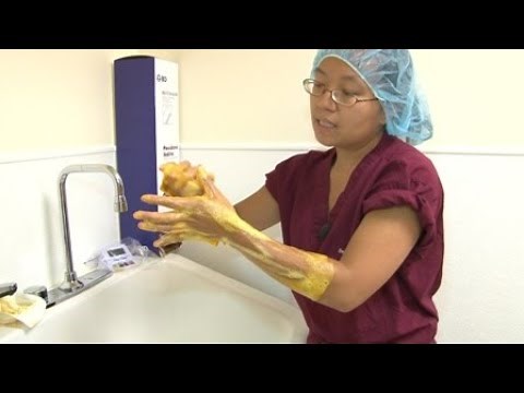 Surgery Prep: Scrubbing In