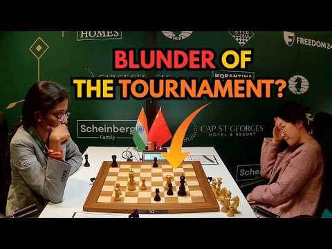 What a Blunder! Vaishali - " I don't deserve this point"