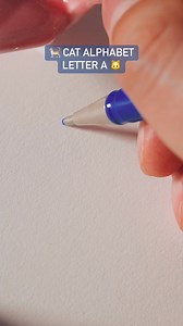 4.3M views · 49K reactions | Cat alphabet, letter A #lettering | Made by Edgar | Facebook