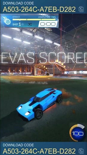 Musty Speed Flip Training Pack in Rocket League!
