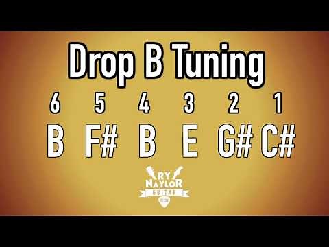 Drop B Guitar Tuning Notes
