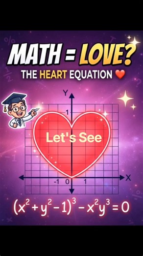 The Secret Math Equation for LOVE! ❤️📈 | @MidnightMathsYT | #maths #mathematics #love #equation