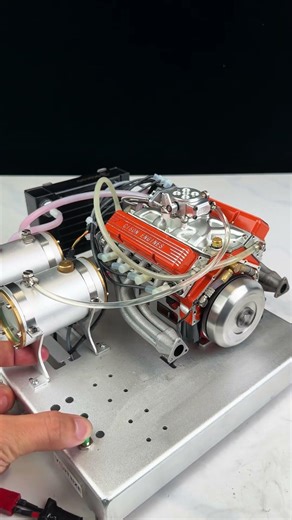 Gasoline ohv v8 small-block engine model kits #enginemodel #gasolineengine #usa #v8engine #modelkit